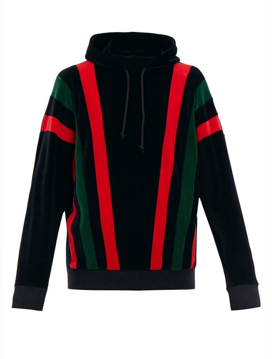 Moda Moletom com capuz de Chenille Gucci 