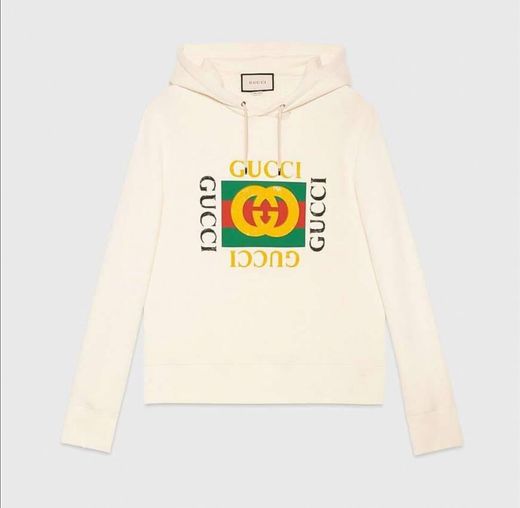 Oversize sweatshirt with Gucci logo