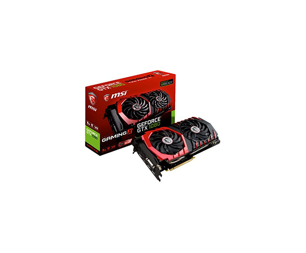 Social MSI GeForce GTX 1080 Gaming X 8G - Tarjeta gráfica