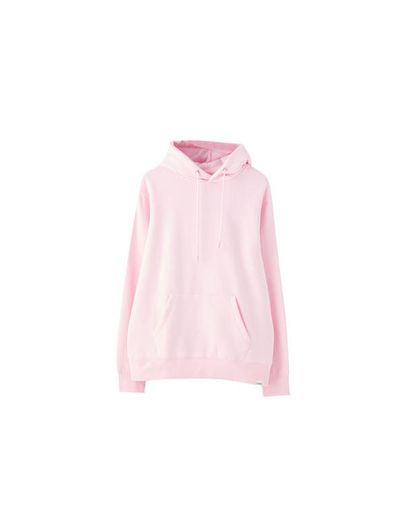 Sweatshirt rosa pull&bear