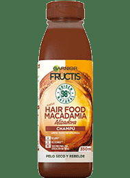 Producto Garnier Fructis Hair Food Champú de Macadamia Alisadora para Pelo Seco y