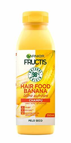 Producto Garnier Fructis Hair Food Champú Nutritivo de Banana para Pelo Seco