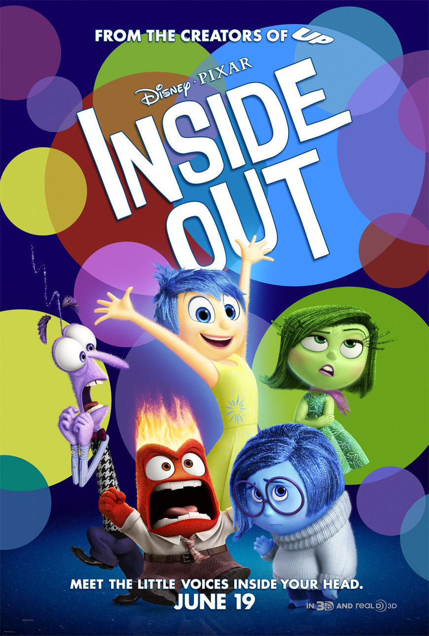Película Inside Out (divertida-mente) 