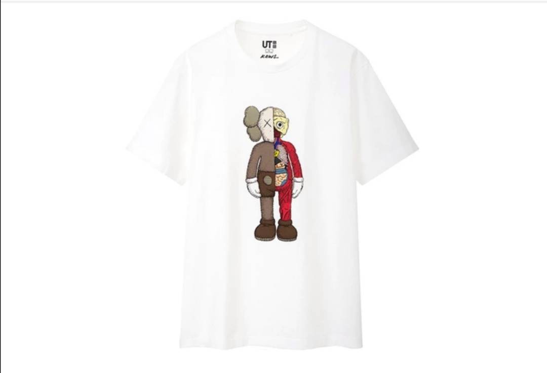 Moda KAWS x Uniqlo Flayed Tee (US Sizing) White

