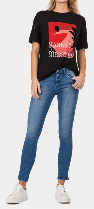 Moda  Tiffosi Jeans Nicky skinny cintura média