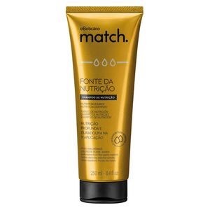 Fashion O Boticário shampoo match nutrição