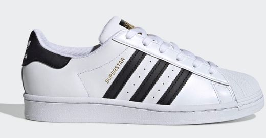 Adidas Superstar branco e preto