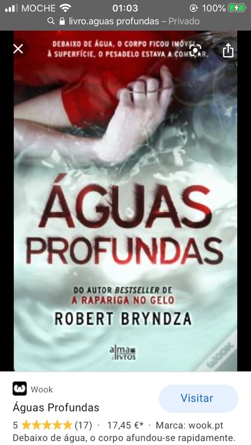 Libro Águas Profundas