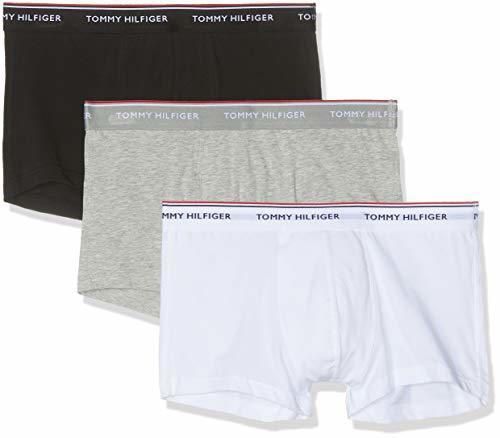 Tommy Hilfiger 3p Lr Trunk Boxer Shorts, Negro