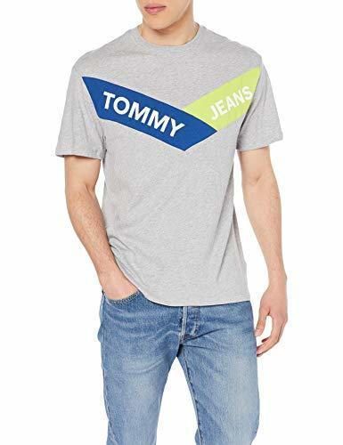 Tommy Hilfiger TJM Chevron CN tee I Camiseta, Gris
