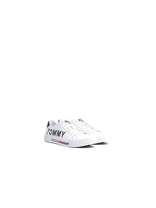 Fashion Tommy Hilfiger H2285arlow 1d, Zapatillas para Hombre, Blanco