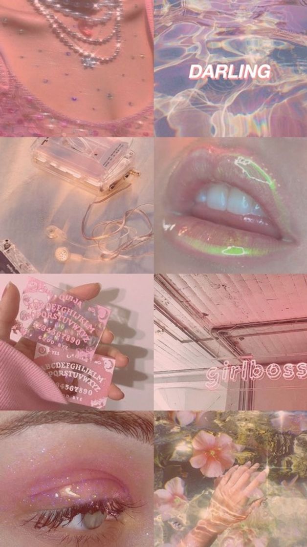 Moda aesthetic pink glam 👄