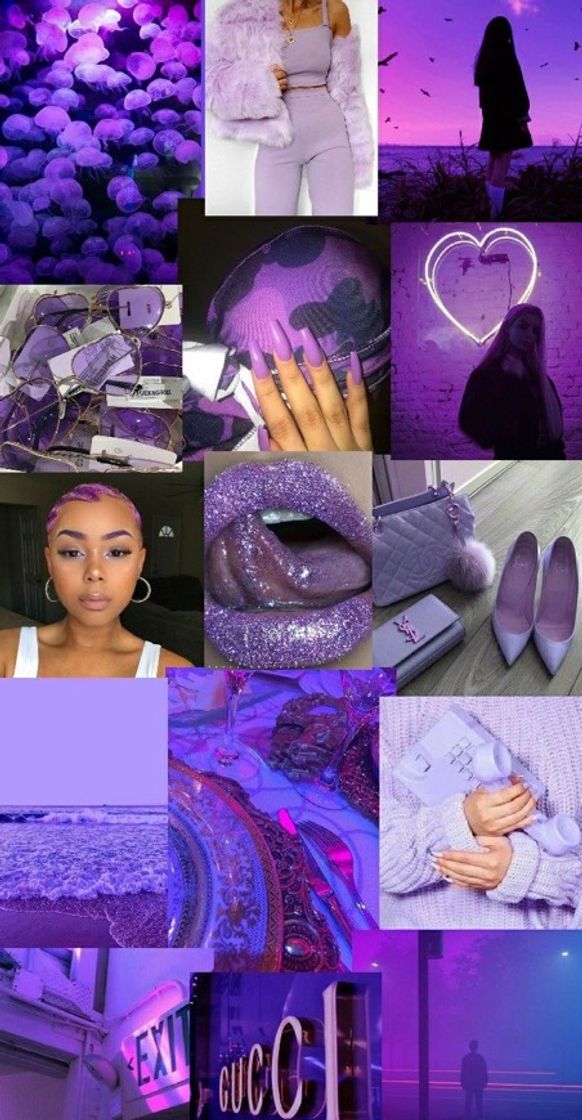 Moda purple aesthetic 💜