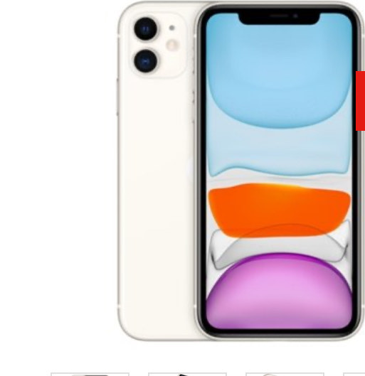 Social iPhone 11, 128GB, branco 