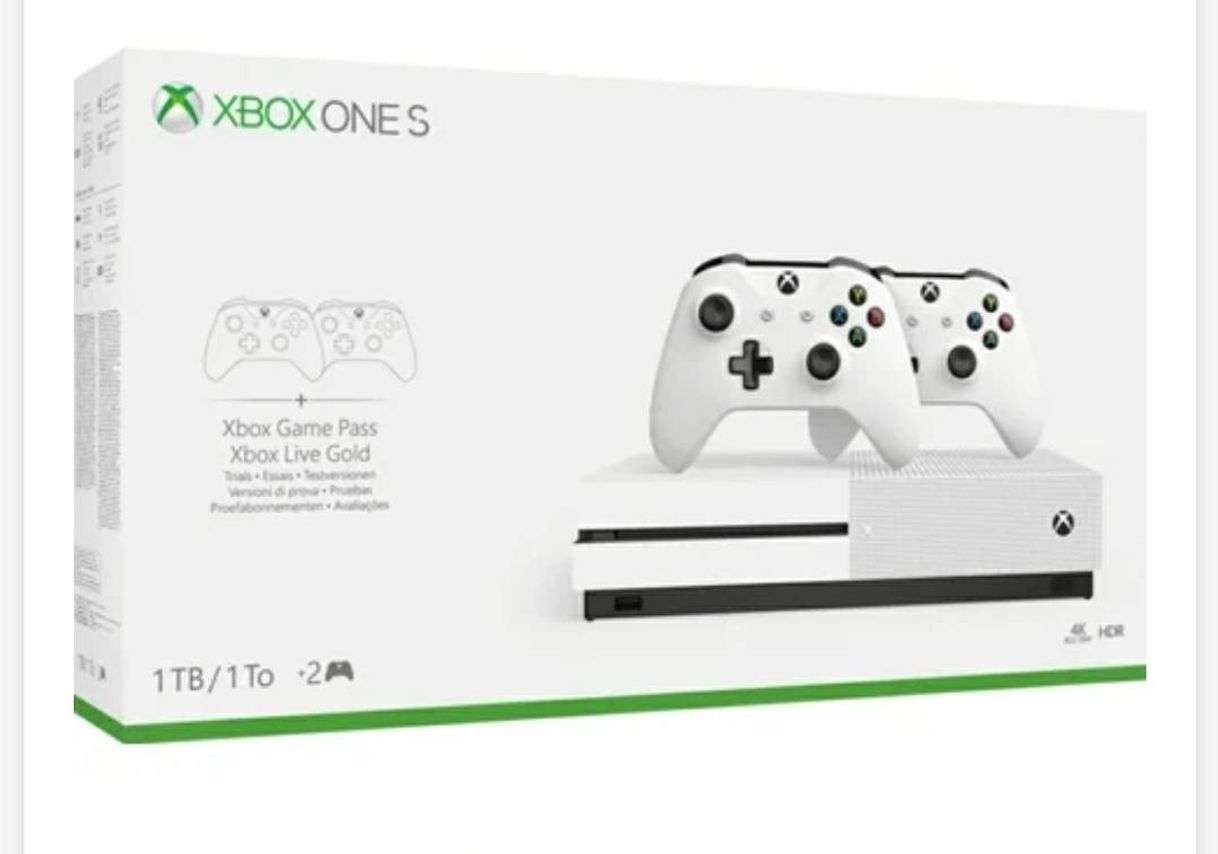 Social Consola Xbox One S + 2° comando (1 TB branco )