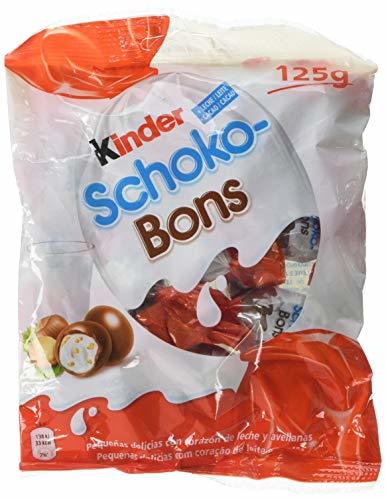 Social Kinder Schoko-Bons Bombones de Chocolate - 8 Paquete de 125 gr -