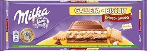 Social Milka Choco-Swing Tableta de Chocolate y Galleta con Leche