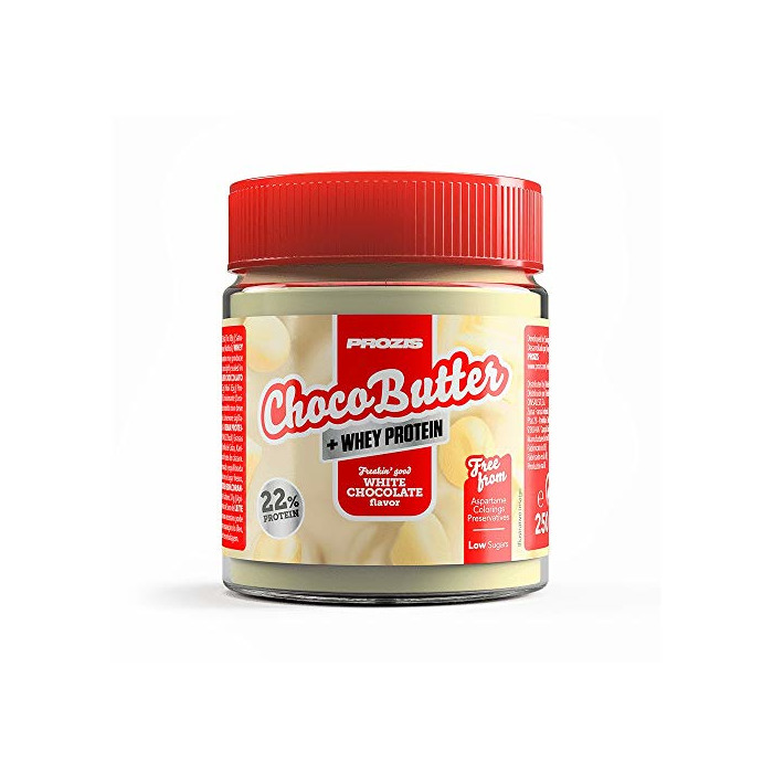 Belleza Prozis Whey Choco Butter 250 g White Chocolate ¡Deliciosamente cremosa!