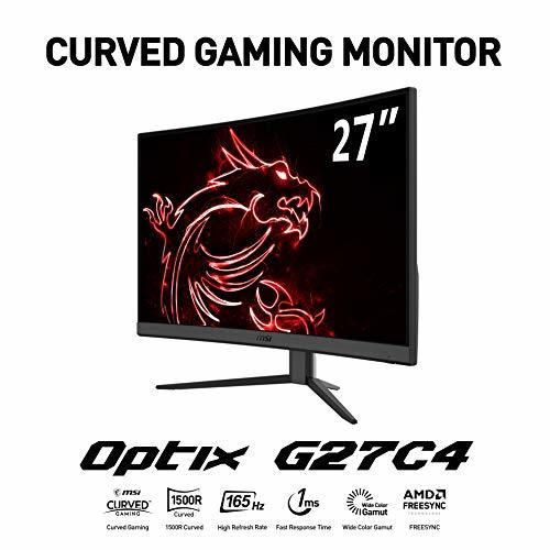 MSI Optix G27C4 - Monitor Gaming de 27" LED FullHD 165Hz