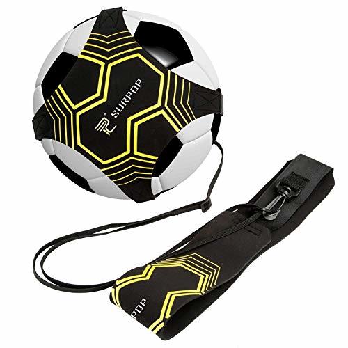 Fútbol/Voleibol/Rugby Kick Throw Trainer Solo Practice Training Habilidades de control de ayuda