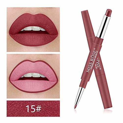 Beauty CHAMI Miss ROSE double end lipstick professional moisturizing waterproof lip liner lipstick