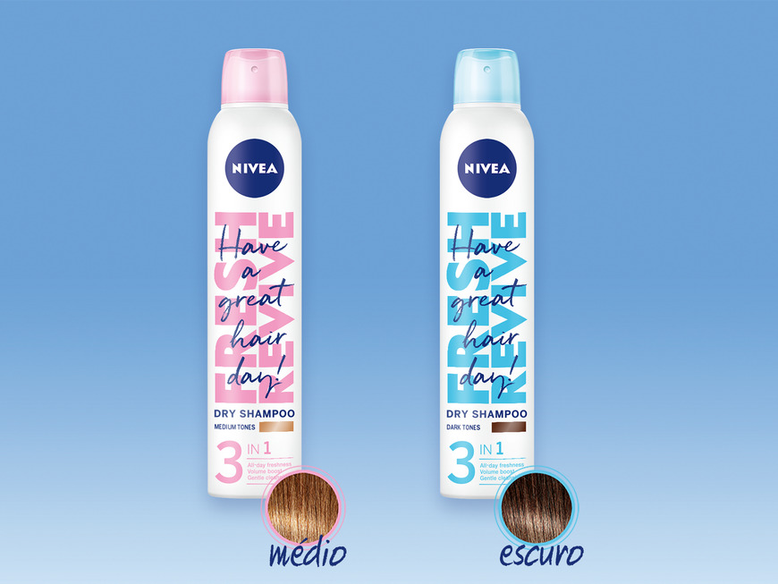 Social Nivea Fresh Revive champô seco refrescante para dar volume ...