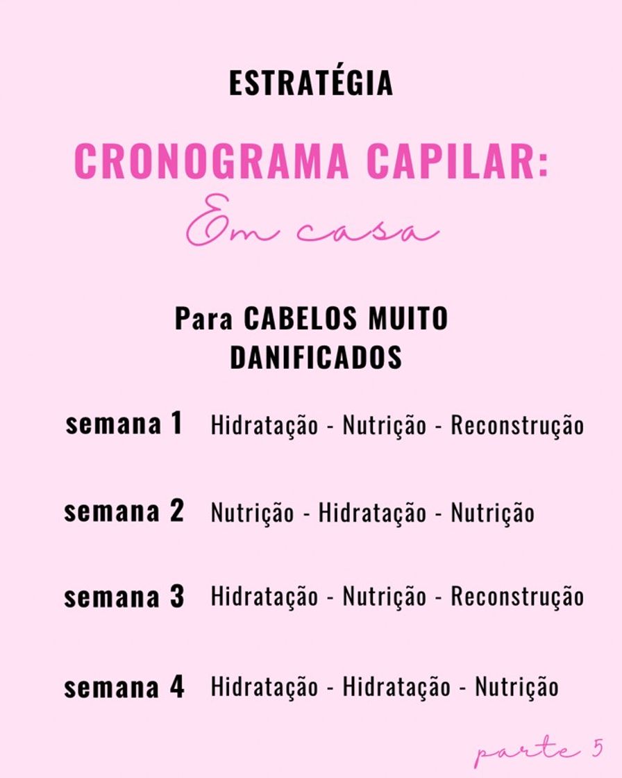 Moda Cronograma capilar 