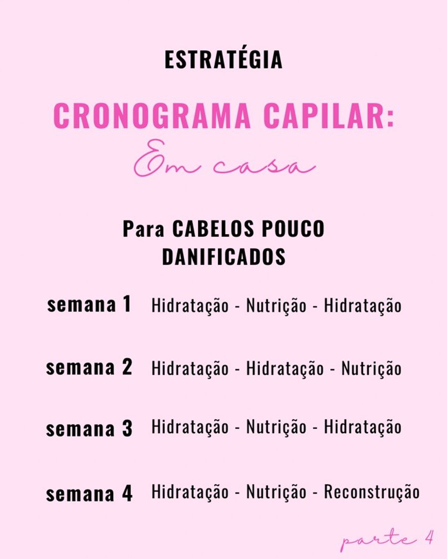 Moda Cronograma capilar 