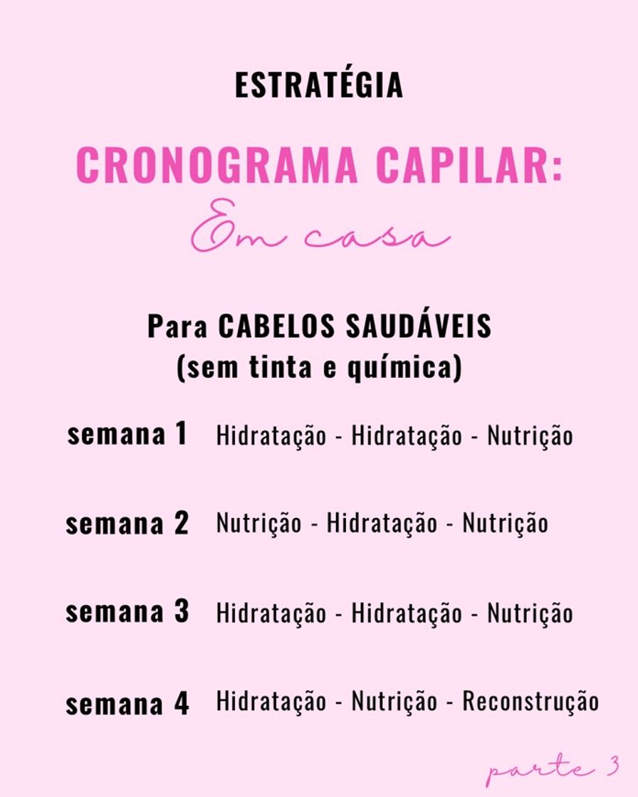 Moda Cronograma capilar 