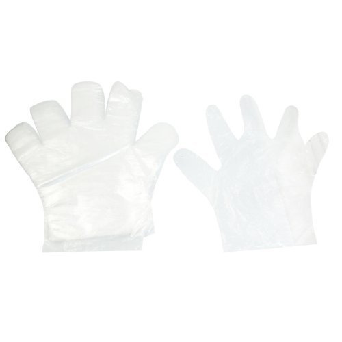 Productos DealMux plástico Cocinar Mano Alimentos desechables Guantes de protección 50Pcs claras