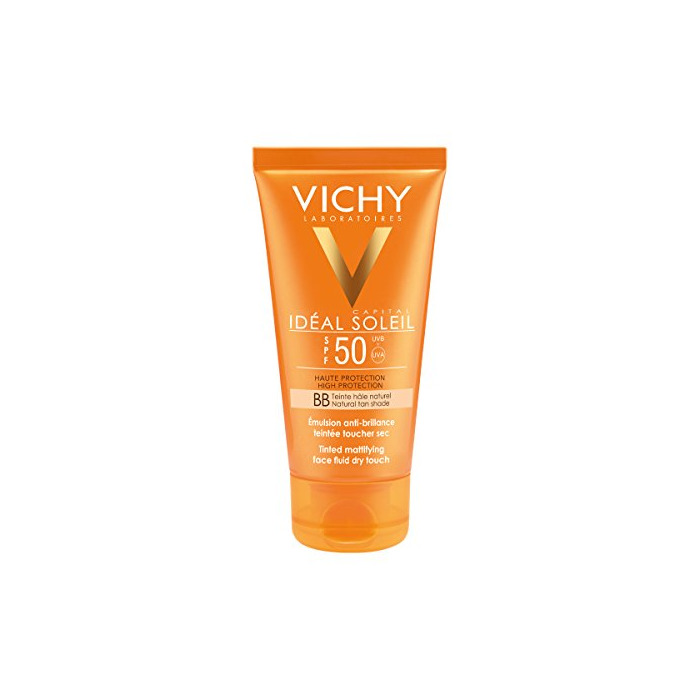 Social Vichy Ideal Soleil Protector Solar BB Toque Seco Fluido con Color FPS