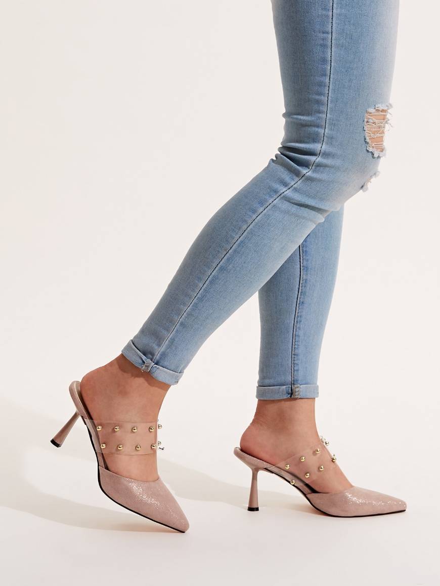 Product Tacones de punta nude