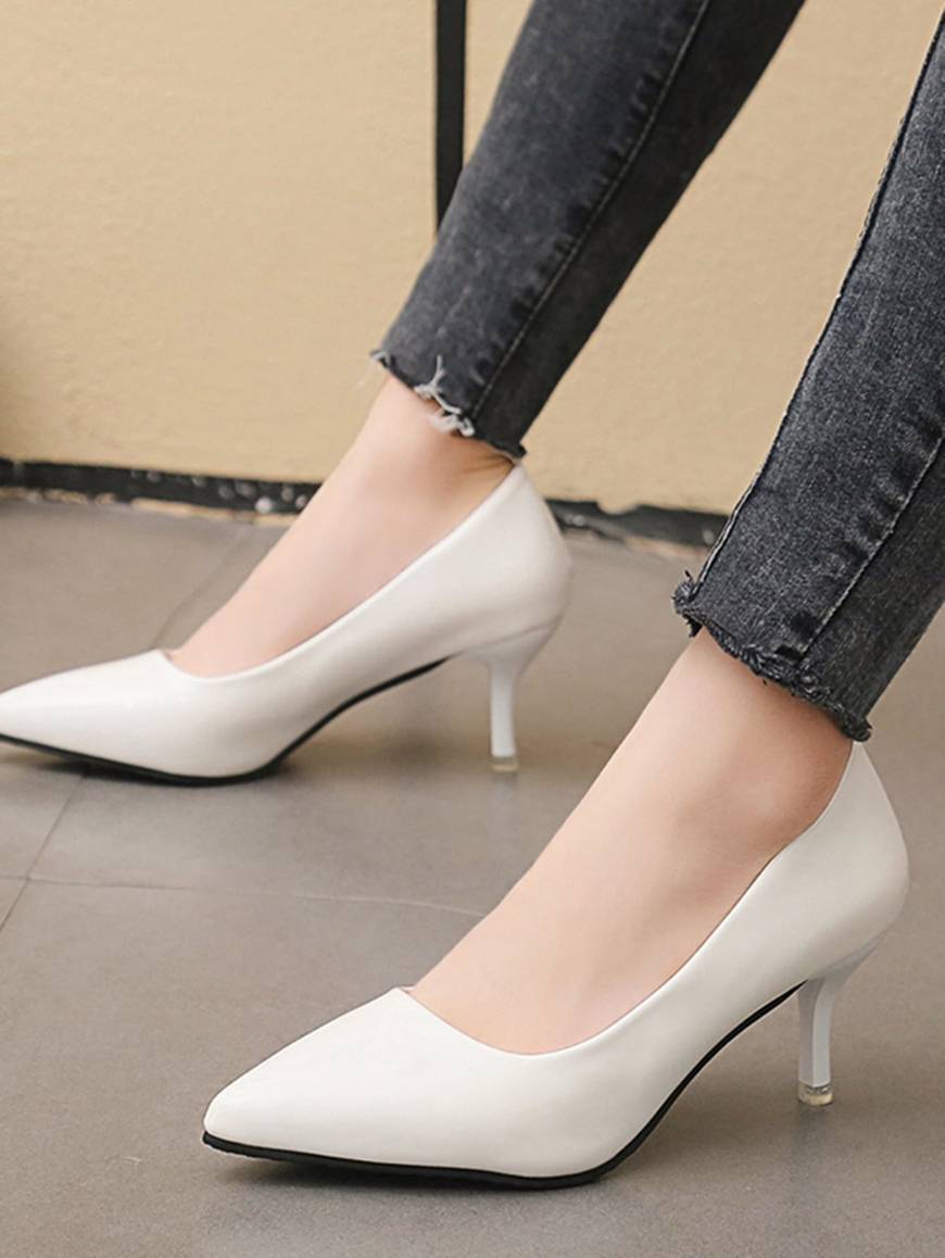 Product Tacones blanco casual