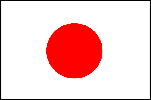 Moda Bandeira do Japão 