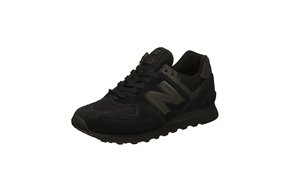Social New Balance 574 Core Zapatillas Hombre, Negro