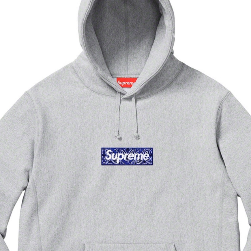 Supreme Bandana Box Logo Hooded Sweatshirt 