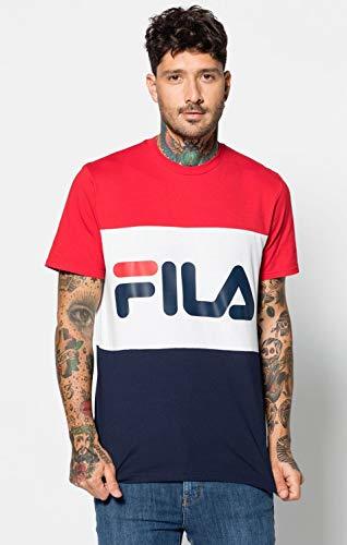 Fashion Fila Camiseta Day Rojo/Blanco/Azul Talla: XS