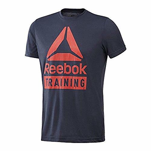 Fitness Reebok Training Speedwick Camiseta, Hombre, Azul