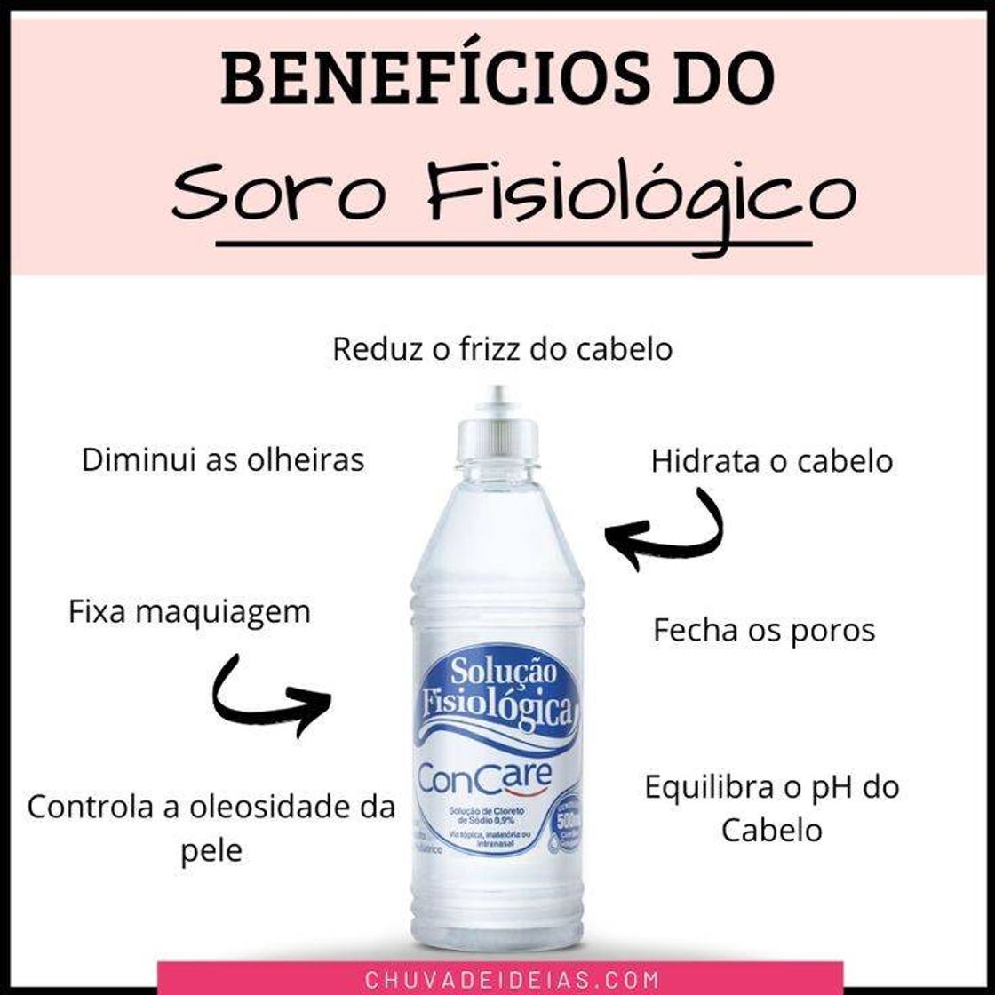 Moda SORO FISIOLÓGICO BENEFÍCIOS 