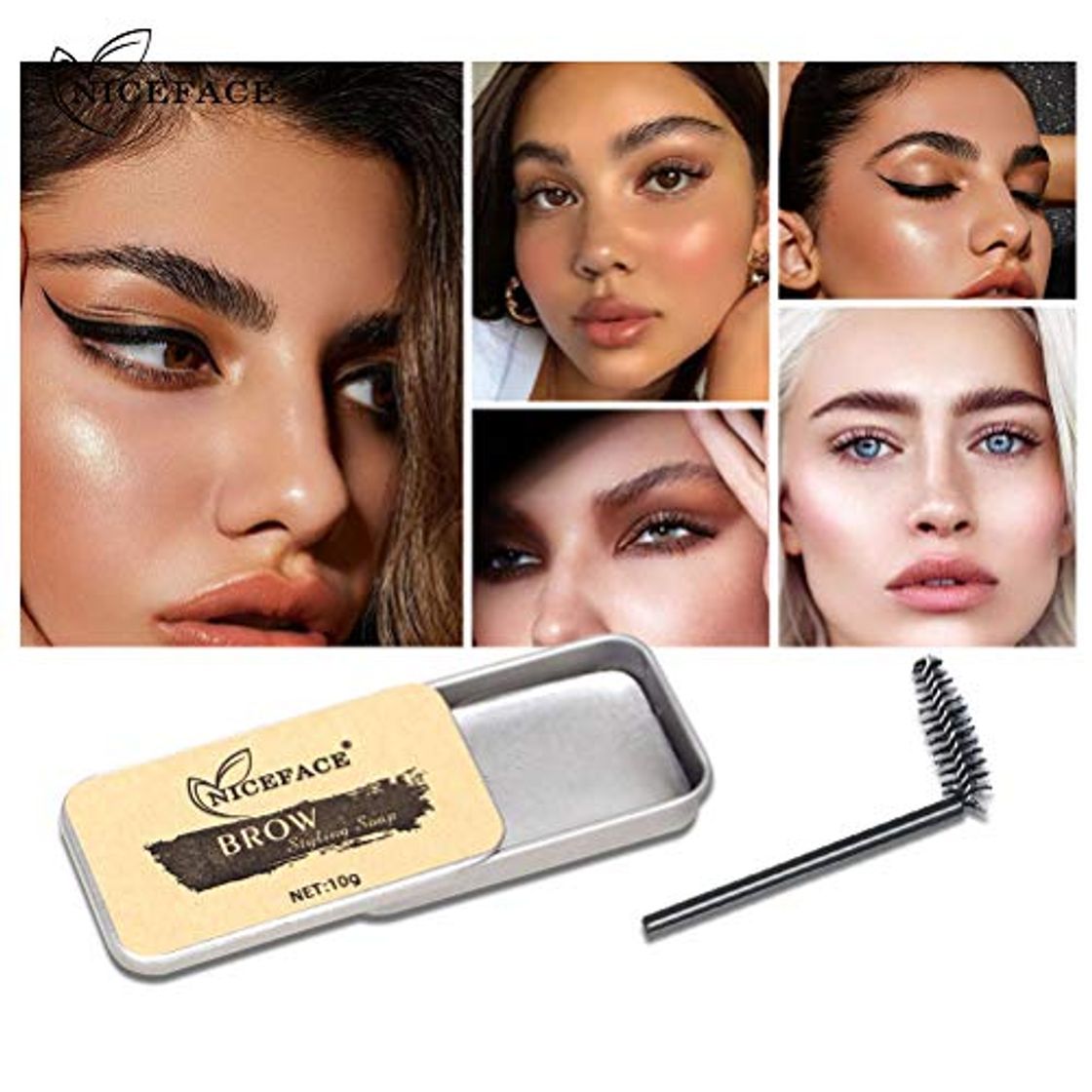 Producto Wiivilik Jabón ceja Brow Kit Styling Jabón y Dura más Tiempo ceja 3D Ajuste Gel Crema Impermeable del Maquillaje de la ceja Enhancer Pomada Cosméticos