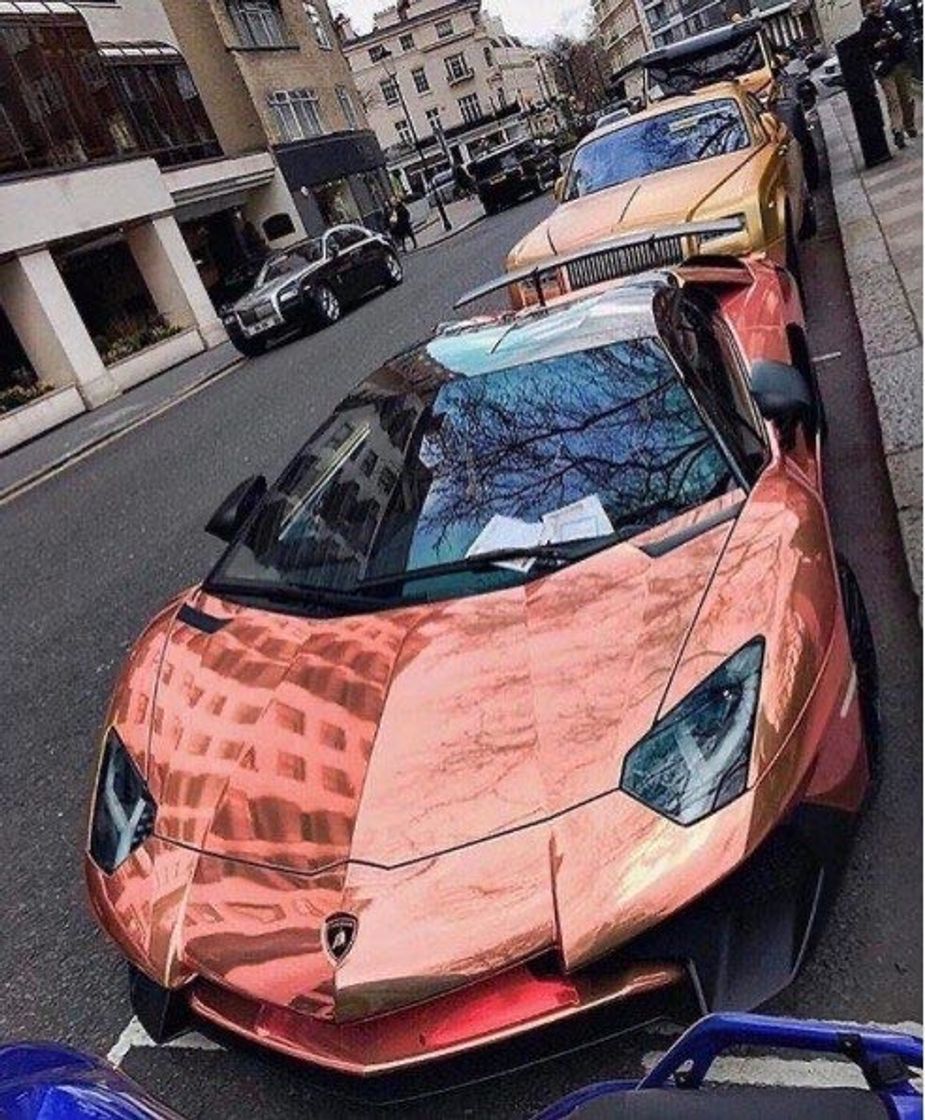 Fashion golden car