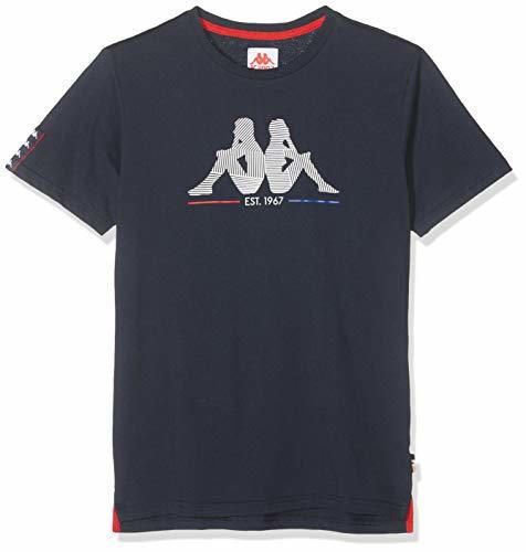 Kappa Ionik Indro T-Shirt Men Camiseta de Manga Corta, Hombre, Azul