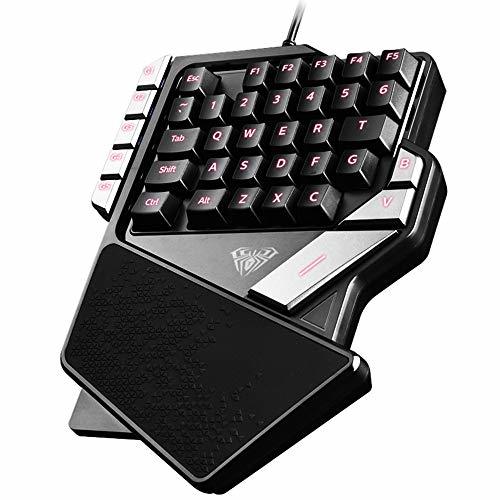 Electronic Guanwen One-Handed Gaming Keyboard