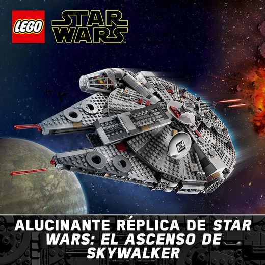 LEGO Star Wars TM - Halcón Milenario, Juguete de Construcción de Nave