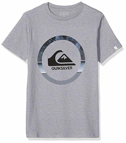 Quiksilver Snake Dreams T-Shirt Boys Camiseta de Manga Corta, Niños, Gris