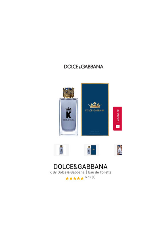 Productos Dolce & gabanna king perfume 