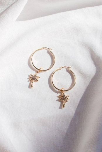 palm trees earrings 