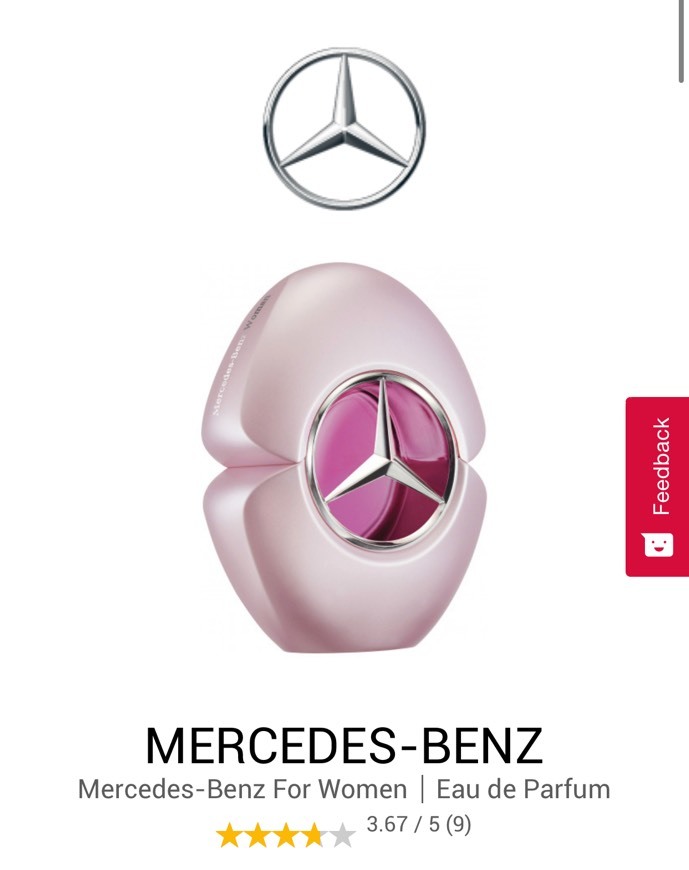 Fashion Mercedes perfume senhora 