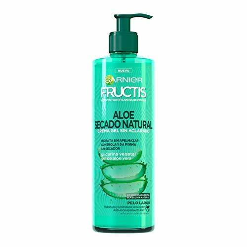 Social GARNIER Fructis Aloe Secado al Aire Tratamiento Capilar Pelo Normal, Largo, pack