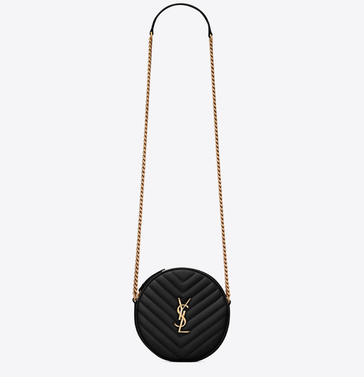 Products Yves Saint Laurent Vinyle Round Camera Bag